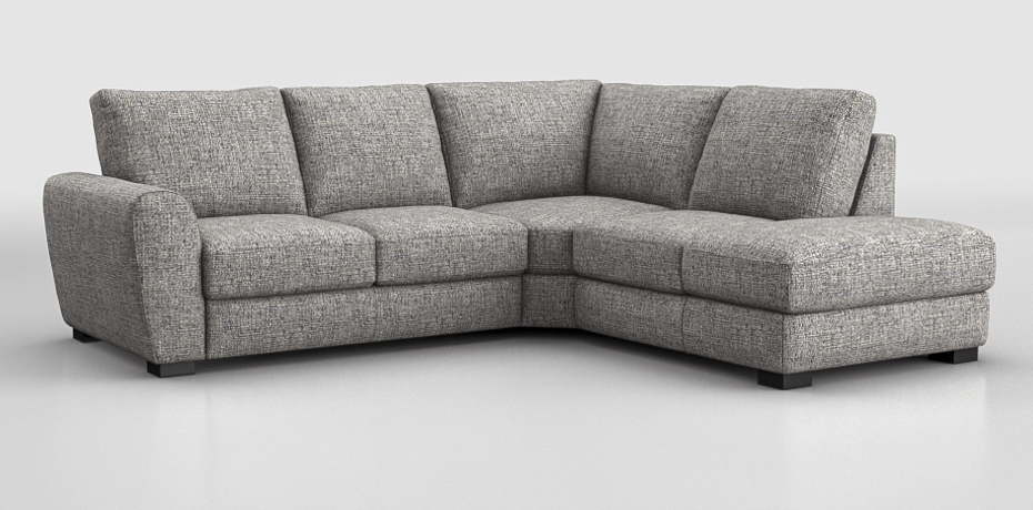 Zibana - large corner sofa with sliding mechanism - right peninsula